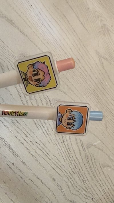 迷三彬竣原子筆 壓克力膜未撕