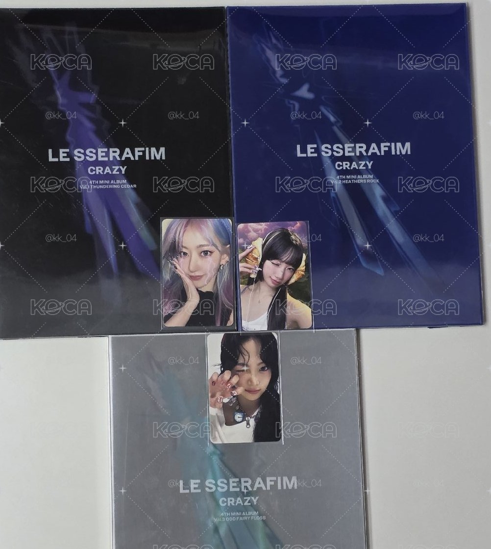 LE SSERAFIM 歷代專輯