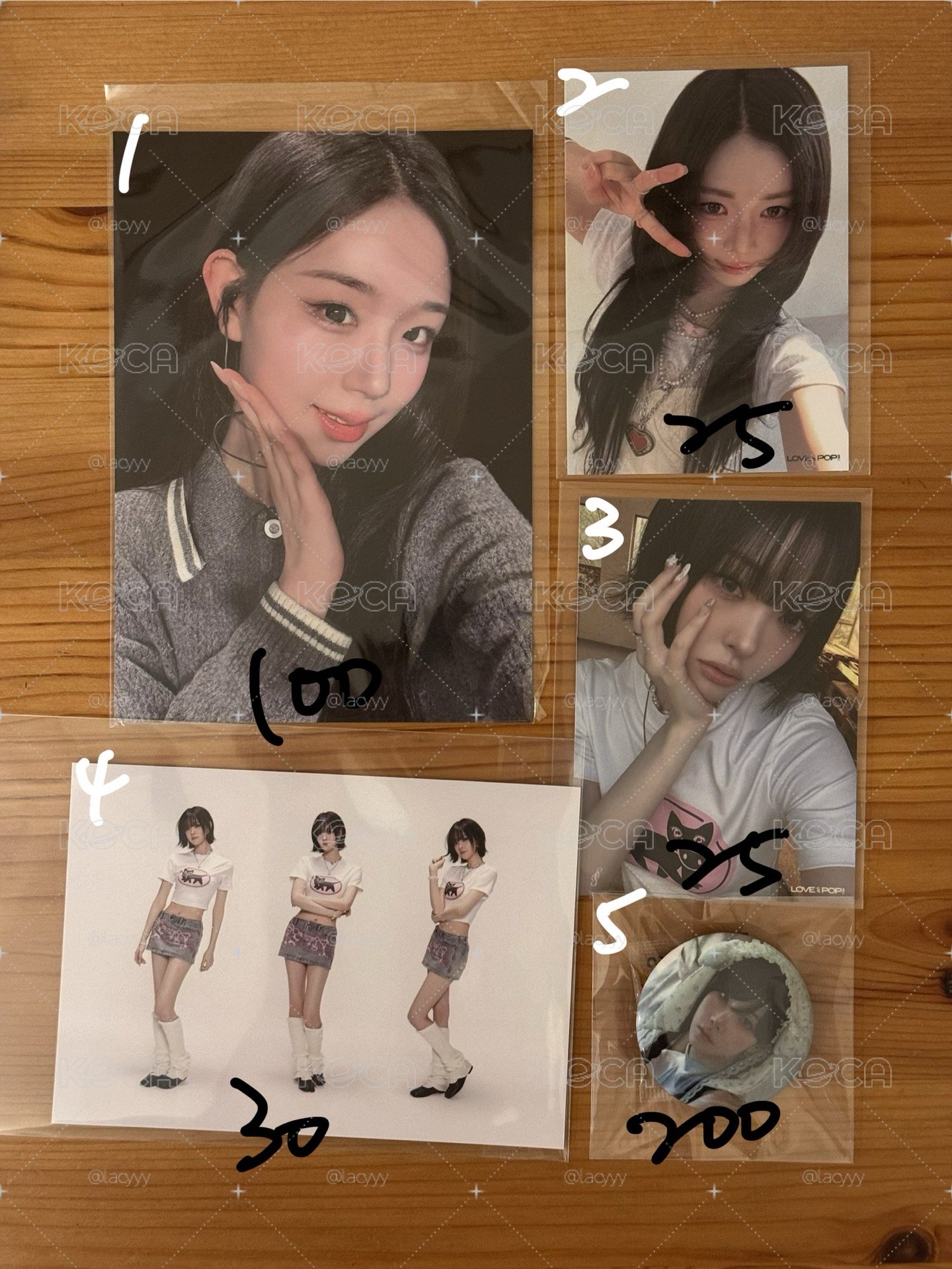 tripleS明信片/周邊