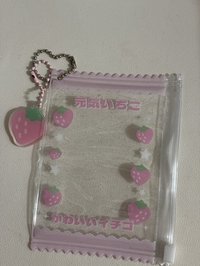 草莓卡套 含吊飾 