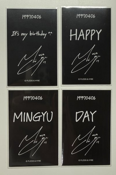 SEVENTEEN 奎 生日小卡