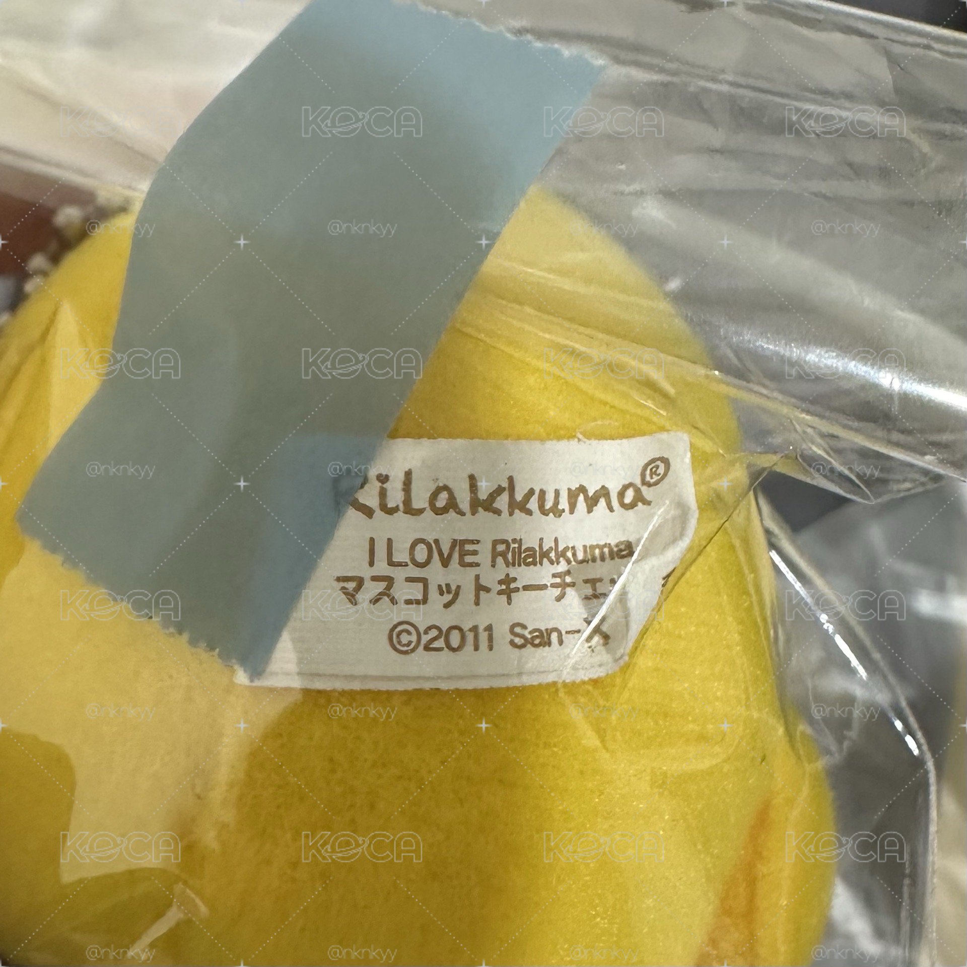 I LOVE Rilakkuma 2011 粗眉瞇瞇眼鼻孔雞 小黃雞 鼻孔雞