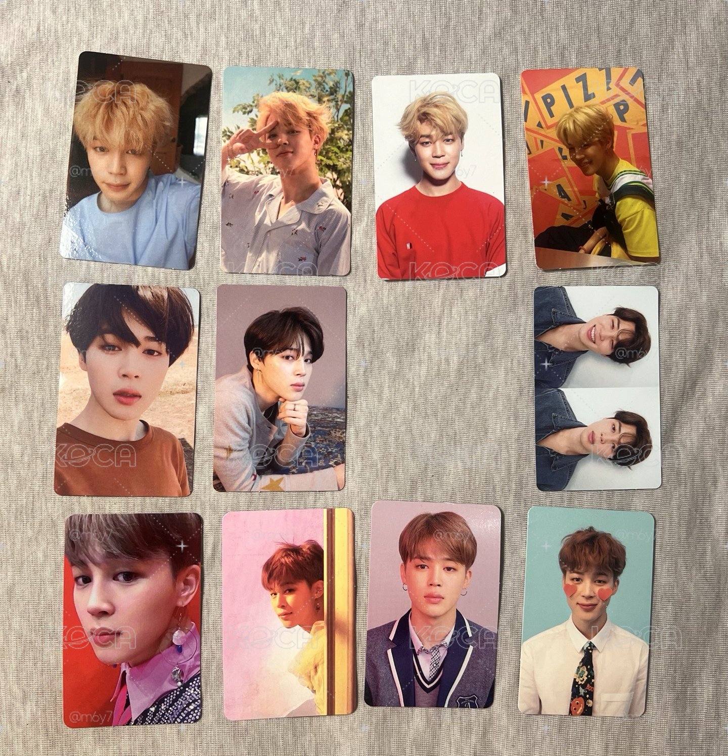 BTS jimin 朴智旻 小卡 （LY 全系列）