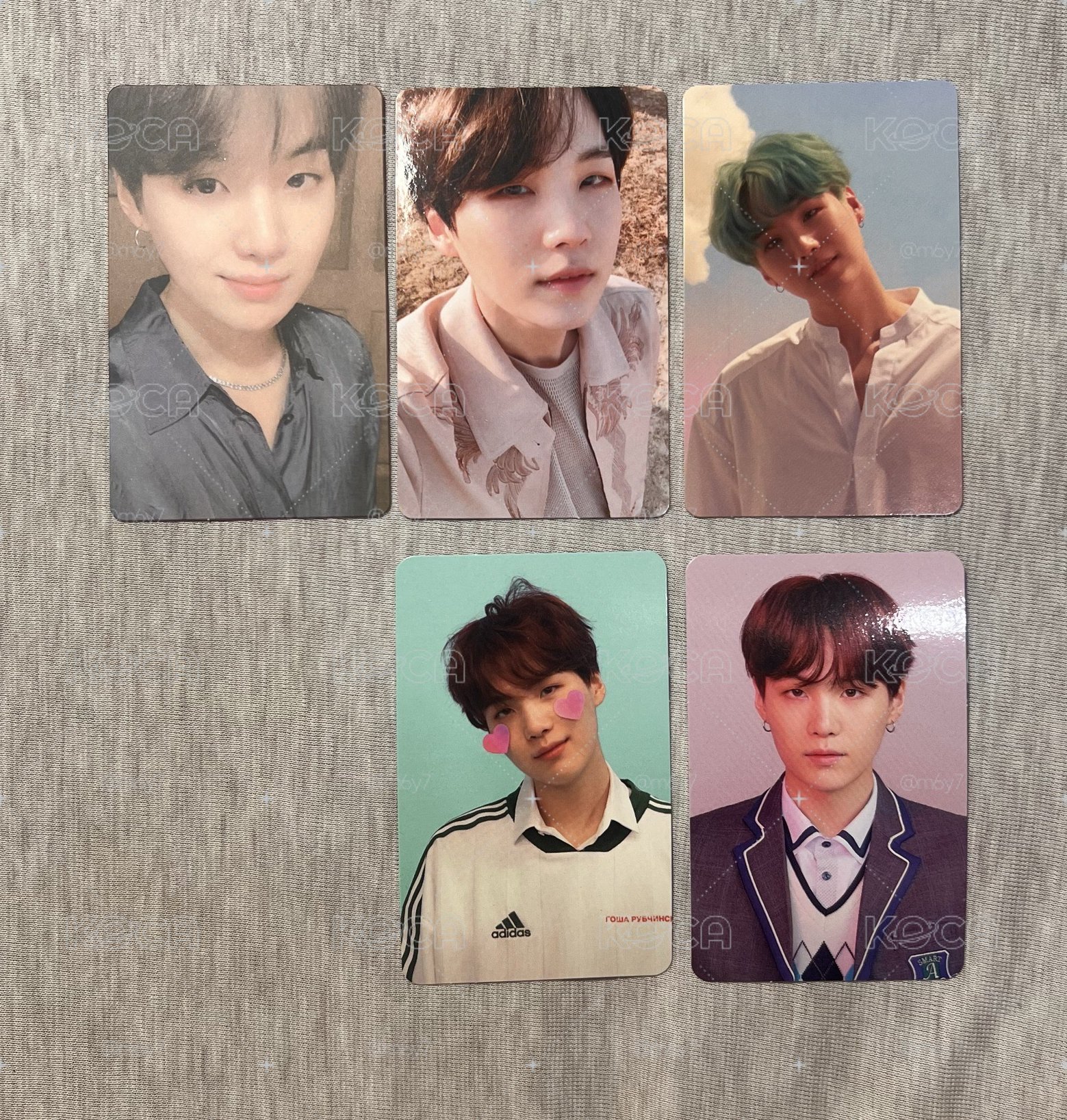 BTS suga 閔玧其 小卡
