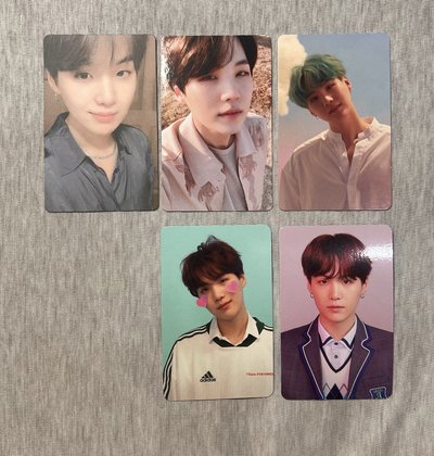 BTS suga 閔玧其 小卡