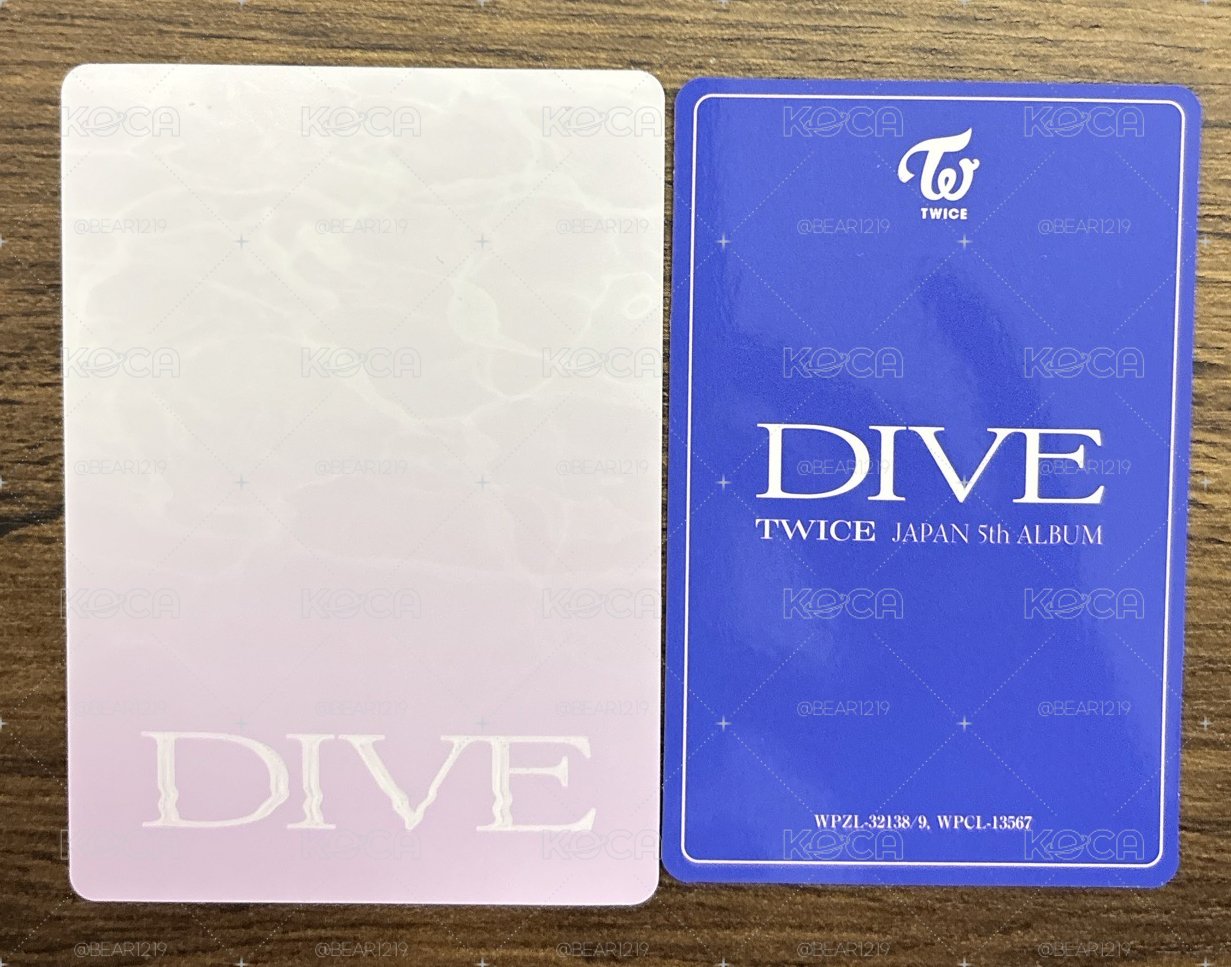 SANA💜DIVE小卡2張