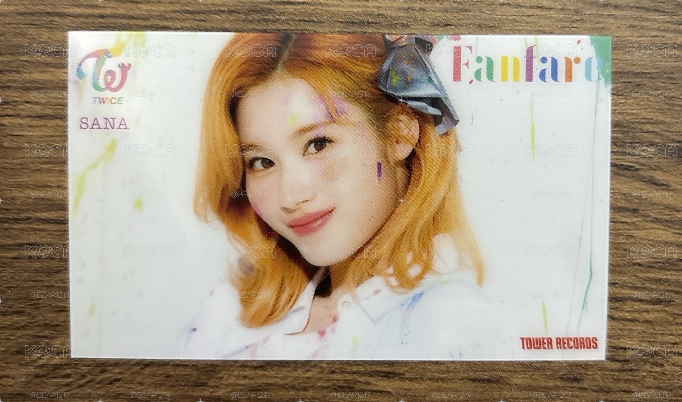 SANA💜Fanfare 塔店 特典透卡