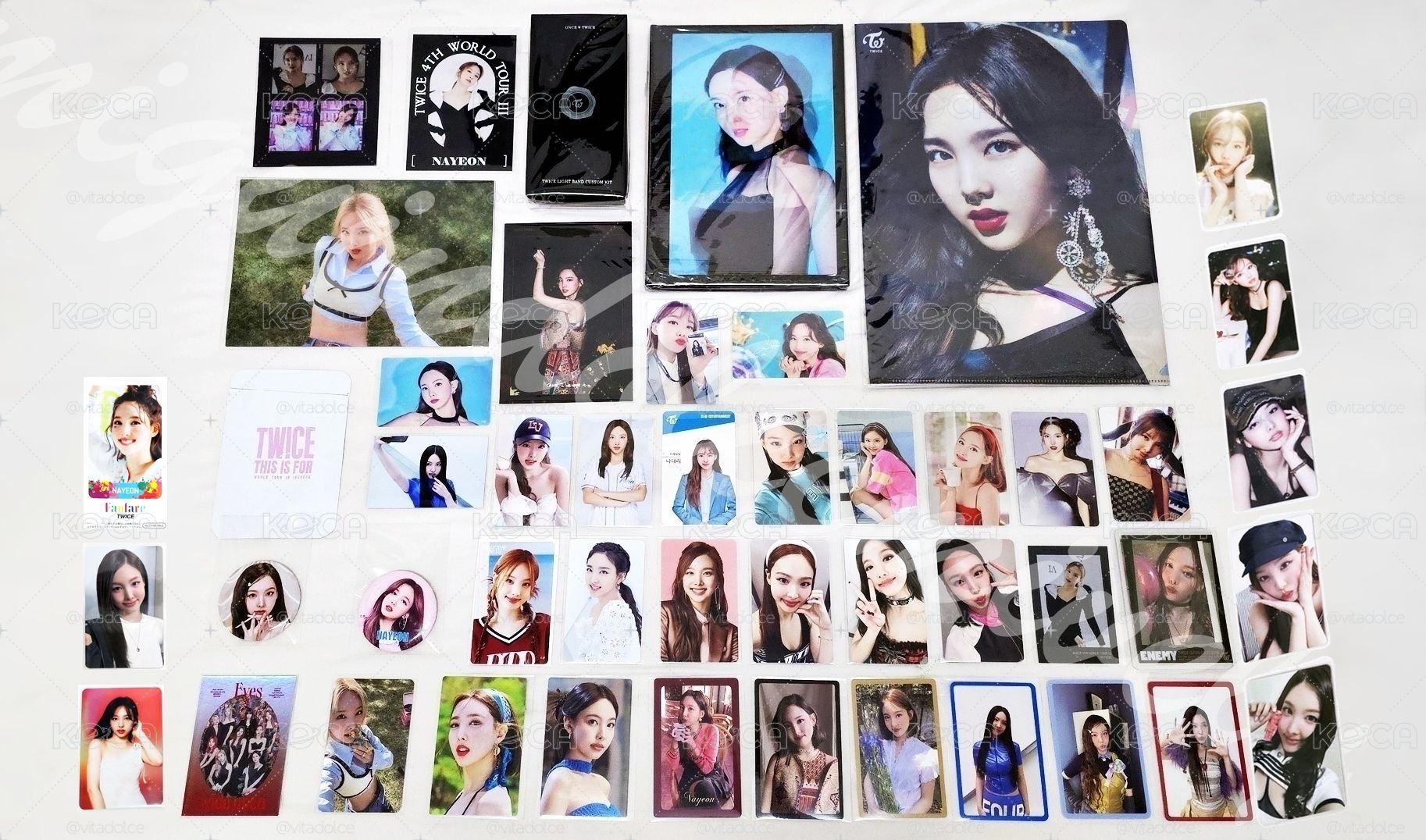 TWICE NAYEON SET 娜璉小卡周邊區 🩵 編號見圖三 💕