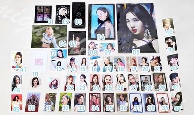 TWICE NAYEON SET 娜璉小卡周邊區 🩵 編號見圖三 💕