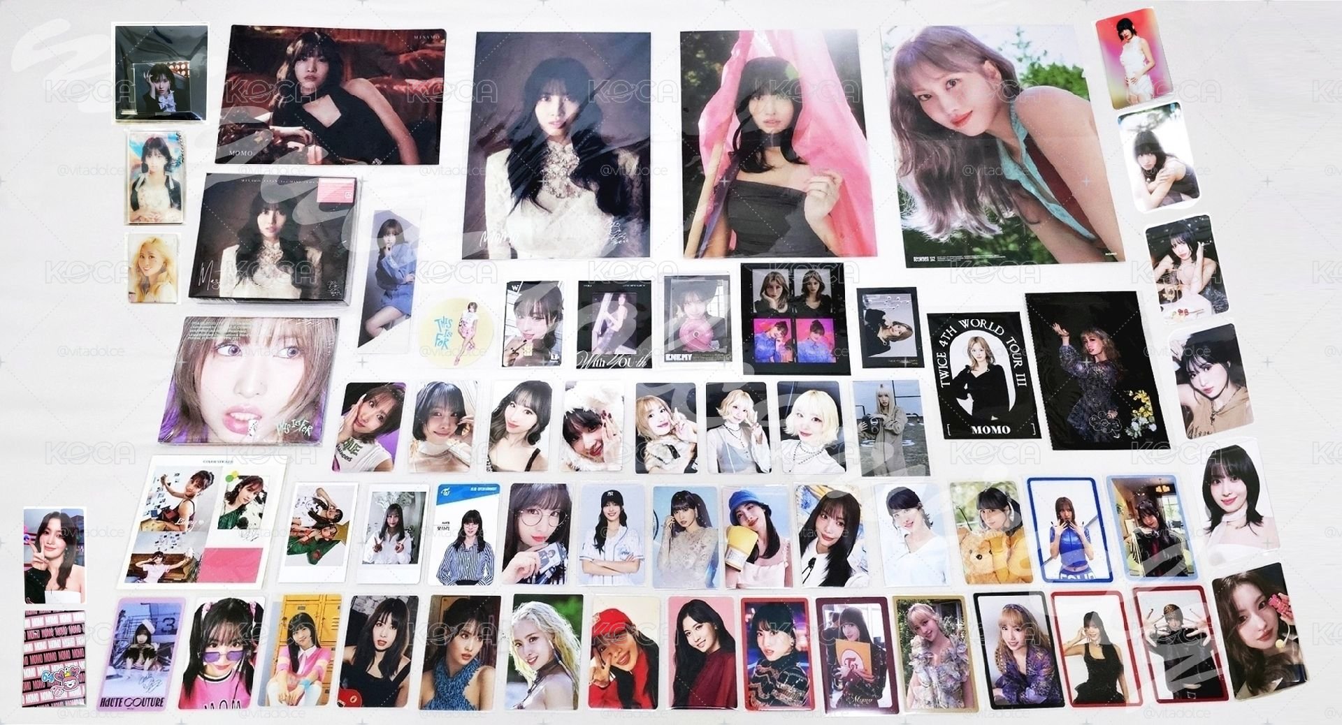 TWICE MOMO SET 平井桃小卡周邊套組 🩷 編號見圖三 💕
