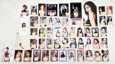 TWICE JIHYO SET 志效小卡周邊區 💛 編號見圖三 💕