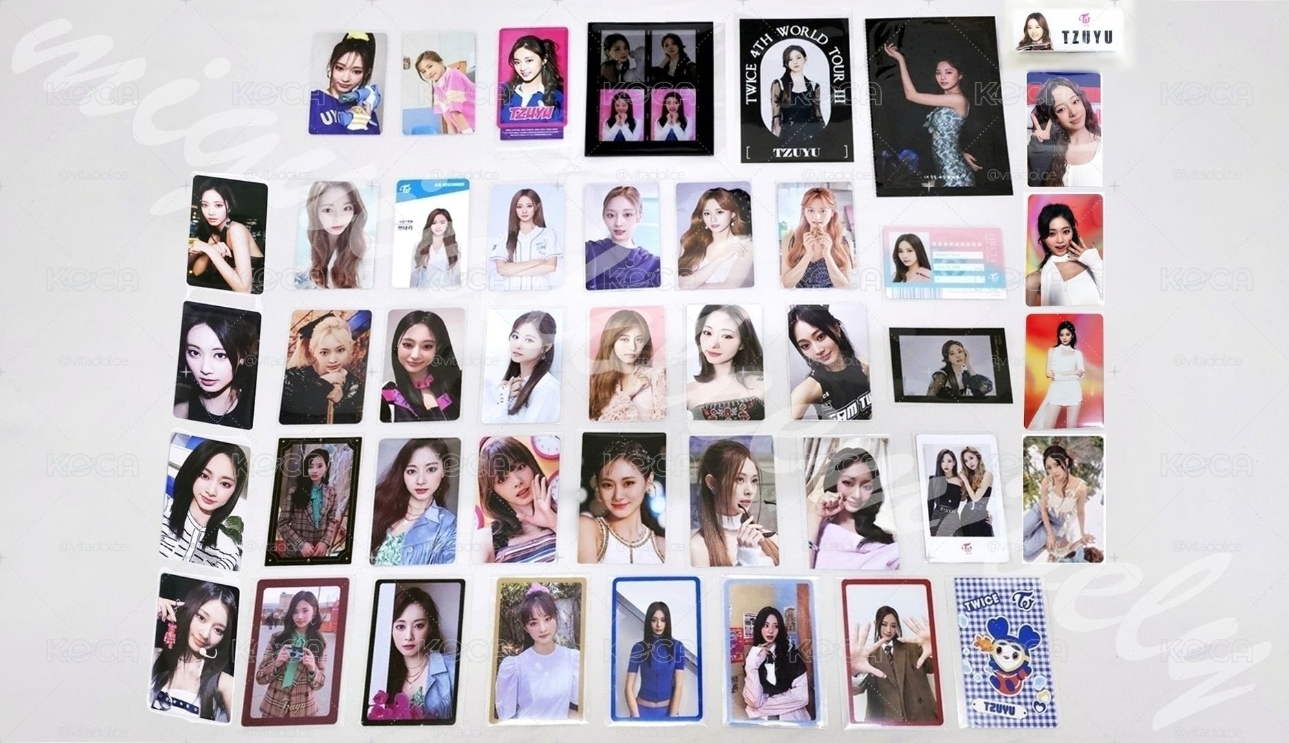 TWICE TZUYU SET 子瑜小卡周邊區 💙 編號見圖三 💕