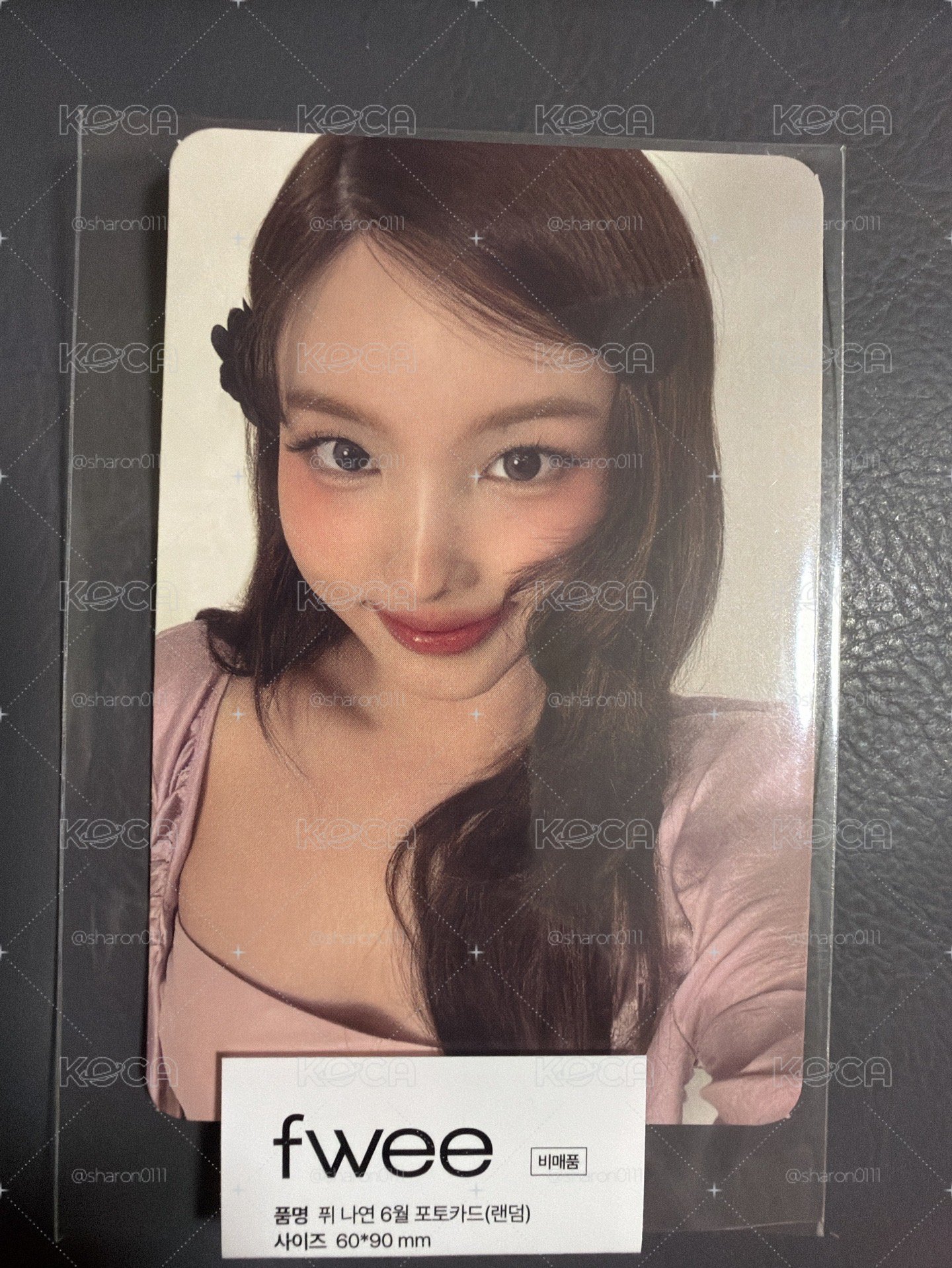 娜璉代言小卡