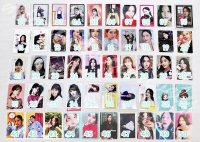 TWICE MINA SET E 名井南小卡E區 🐧 編號見圖三 💕
