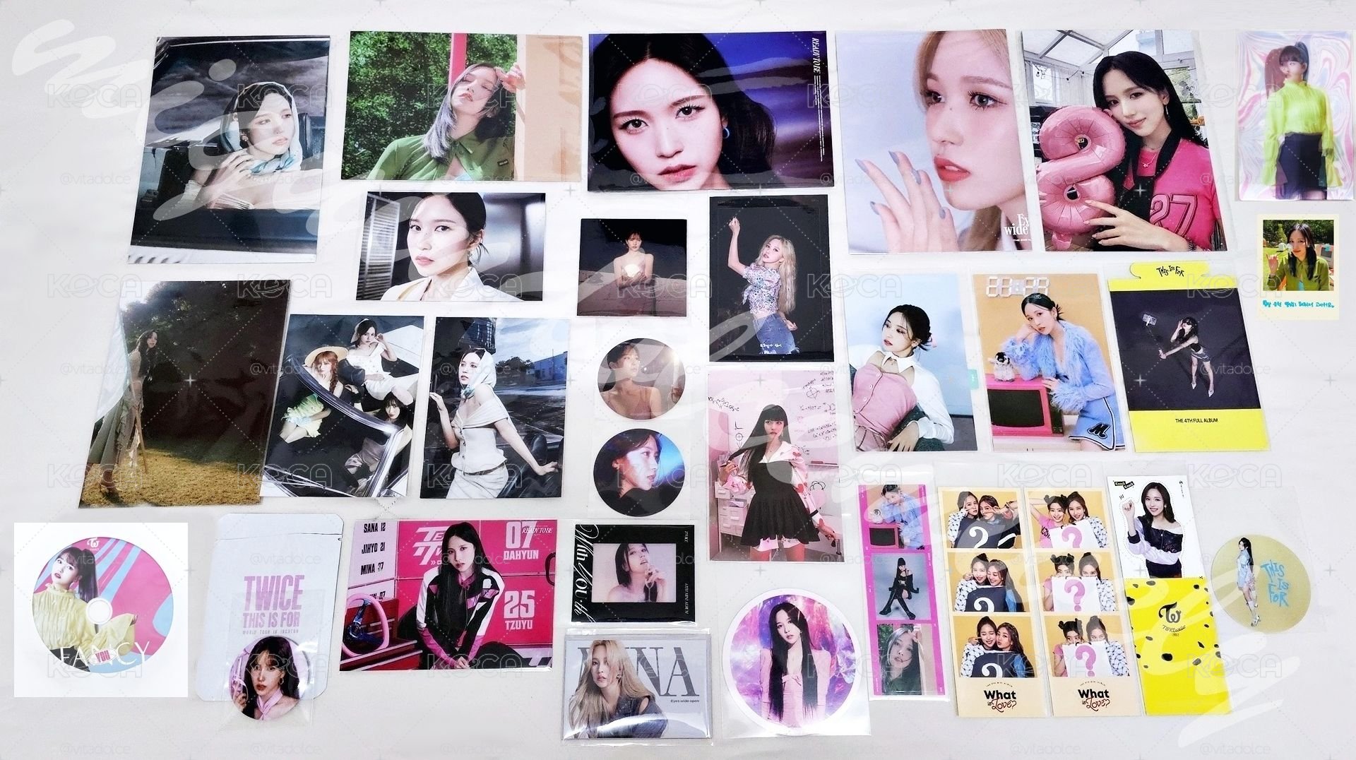 TWICE MINA SET I 名井南小卡周邊I區 MISAMO 🐧 編號見圖三 💕