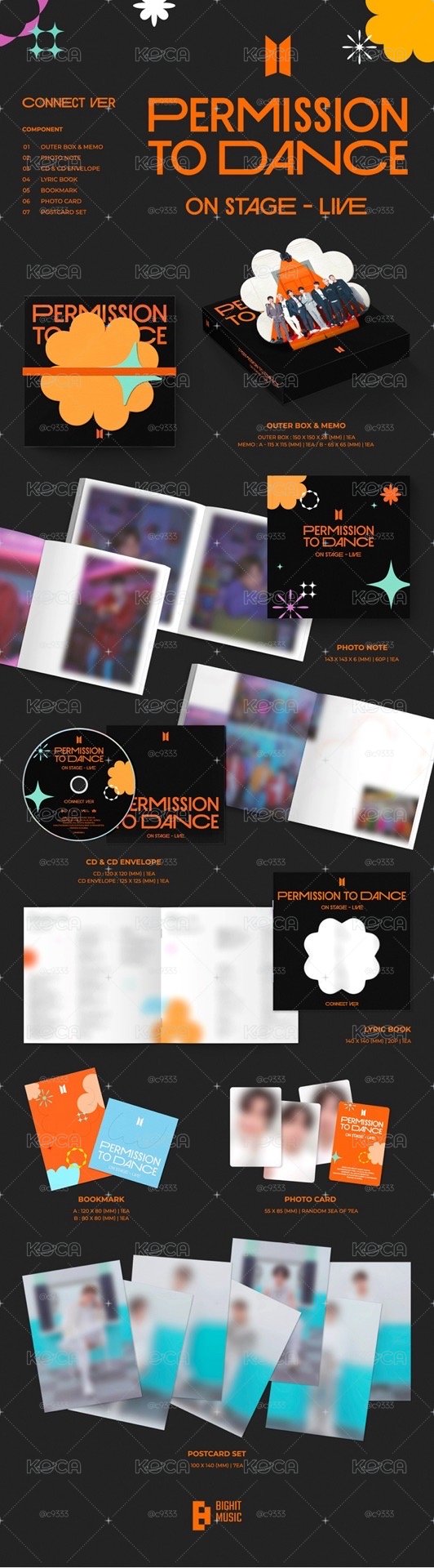 PERMISSION TO DANCE ON STAGE - LIVE (Set)