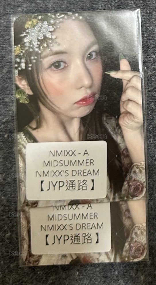 仲夏夜 jyp 預售 特典卡 裴