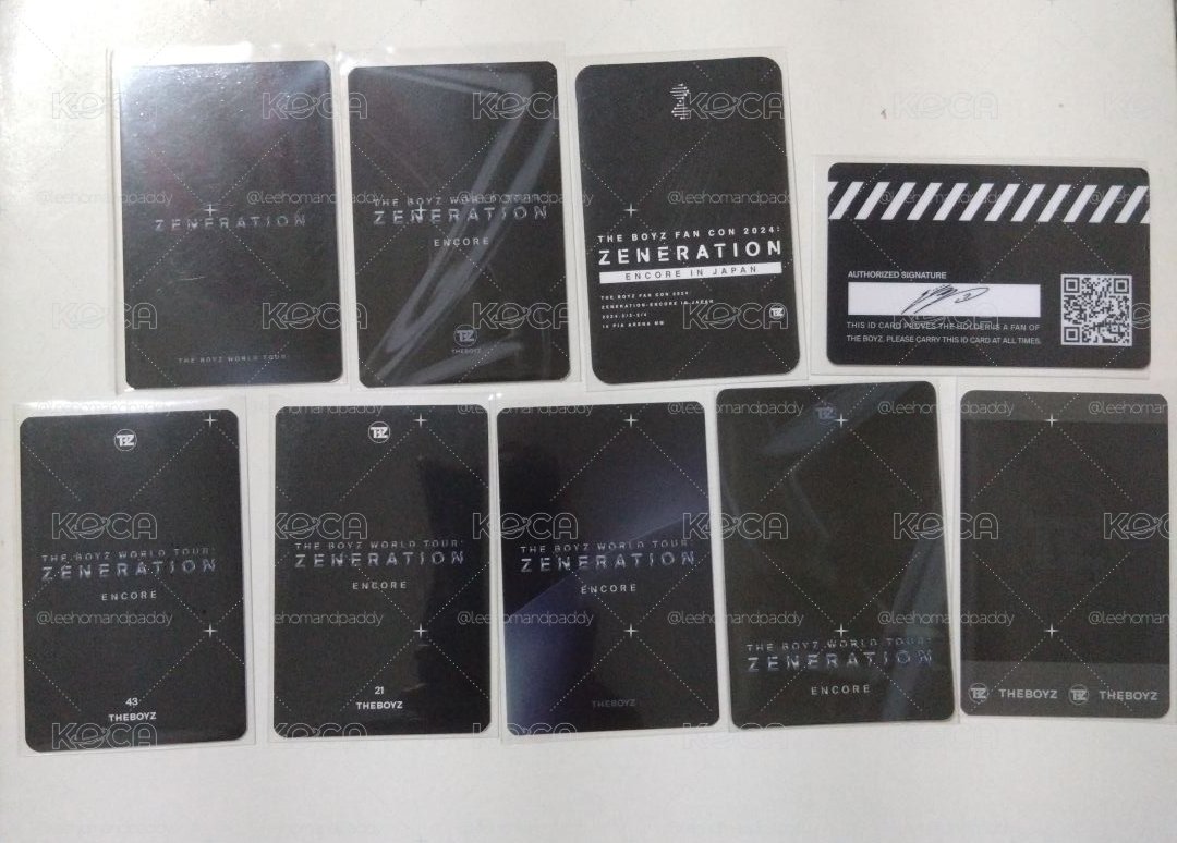 TBZ | 金善旴 generation 世巡 安可場場周 FC入場 識別證 小盤 