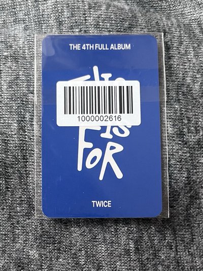 TWICE This Is For FANS 特典 紅帽瑜