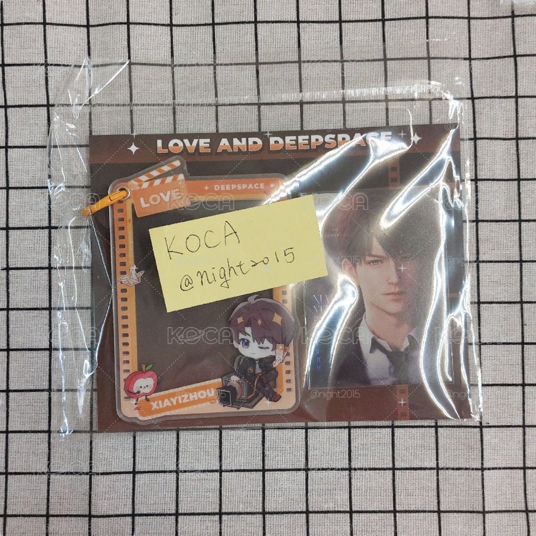 現貨拆售 萬達電影聯動 壓克力掛件 贈品小卡（有損） 夏以晝 戀與深空