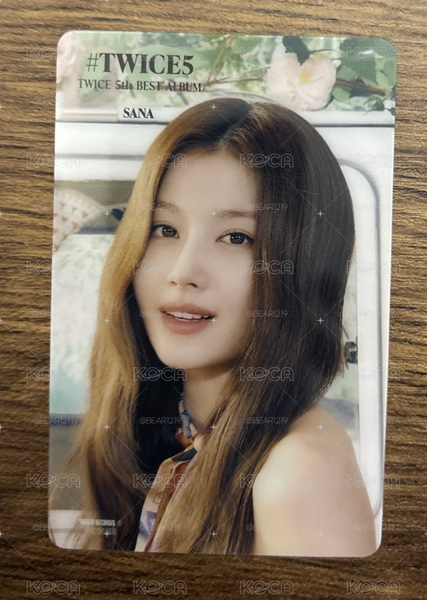 SANA💜#TWICE5塔店 特典透卡