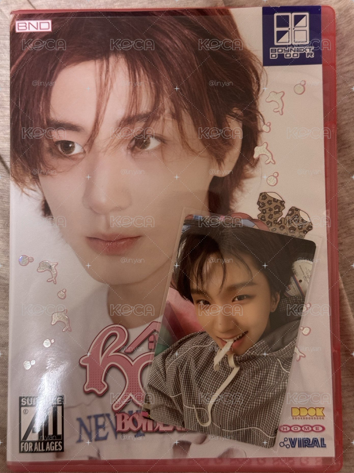yes24生日卡背耳機明