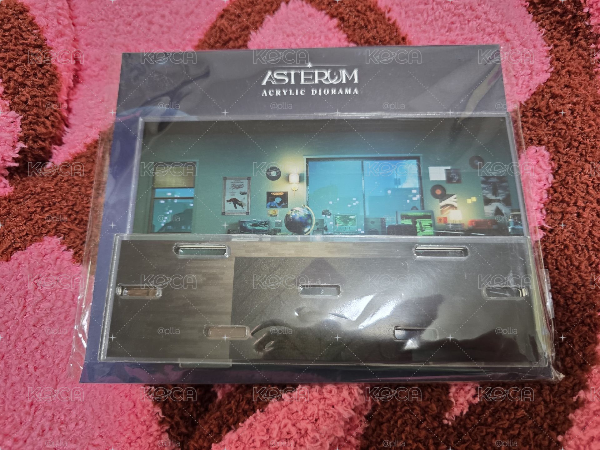PLAVE Aniplus hamin 河玟房間立牌 背景立牌
