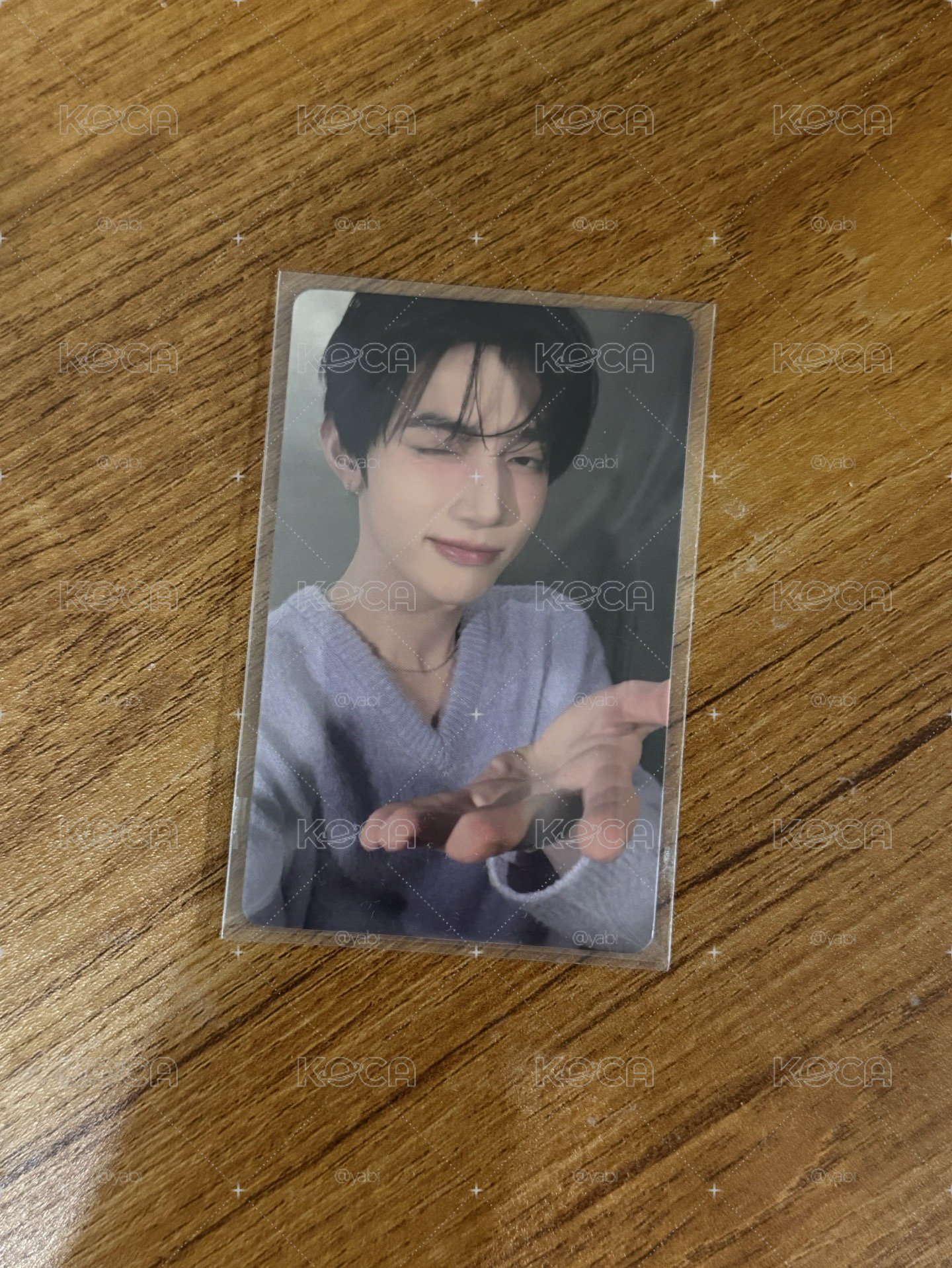 章昊 IN TO YOU代言卡