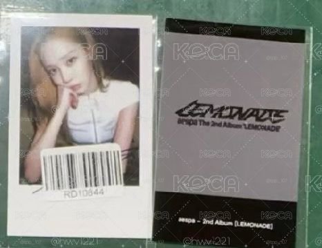 LEMONADE kms 冬v2拍立得 特典卡