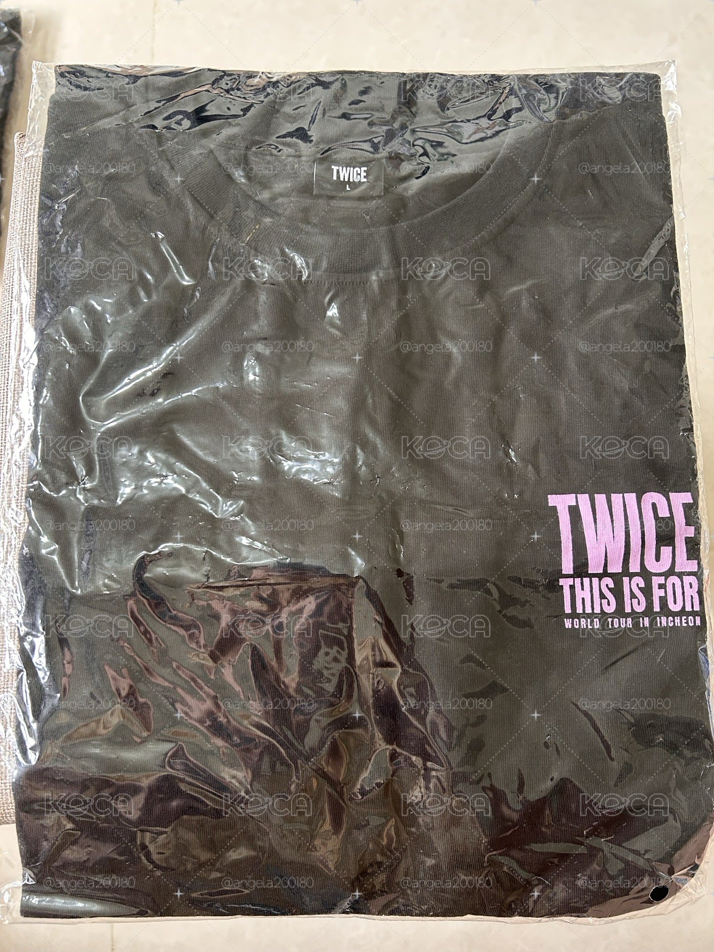 TWICE THIS S FOR 六巡仁川場T-L size
