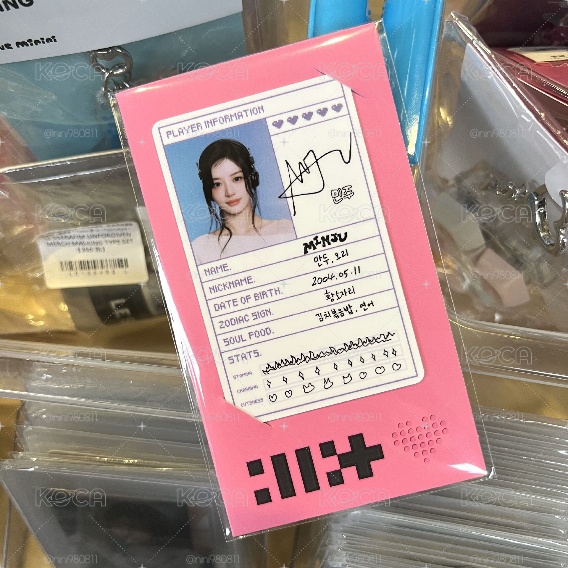 ILLIT PRESS START周邊 ID證件卡 MINJU