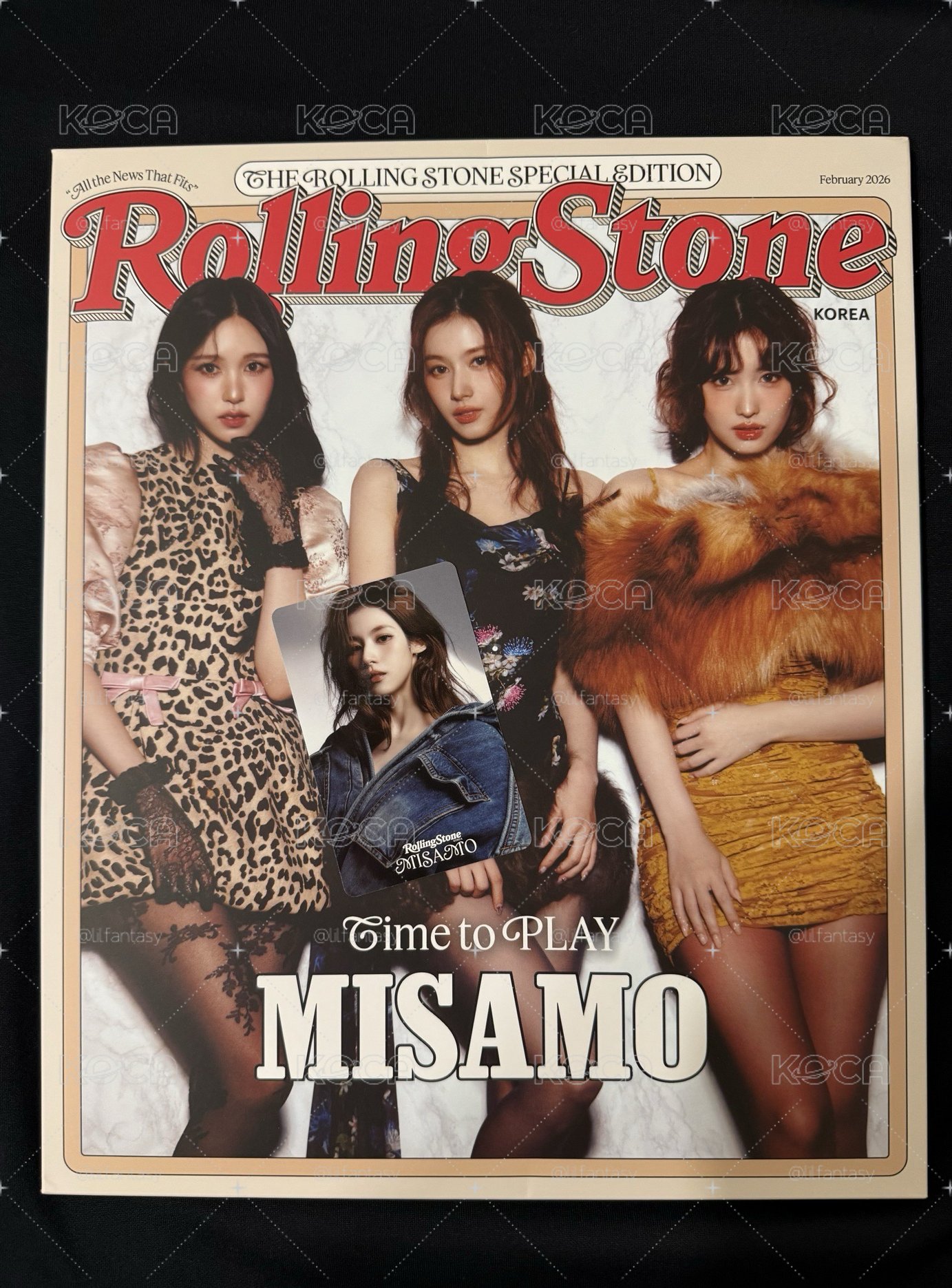 MISAMO 滾石雜誌 B set（紗卡）