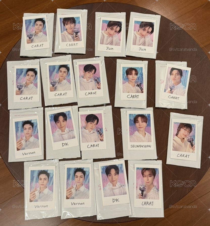 Seventeen 2026日本FMYAKUSOKU INSTANT PHOTO STICKER CARD現貨