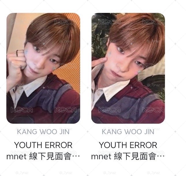 YOUTH ERROR  線下見面會 第二場 特典卡 