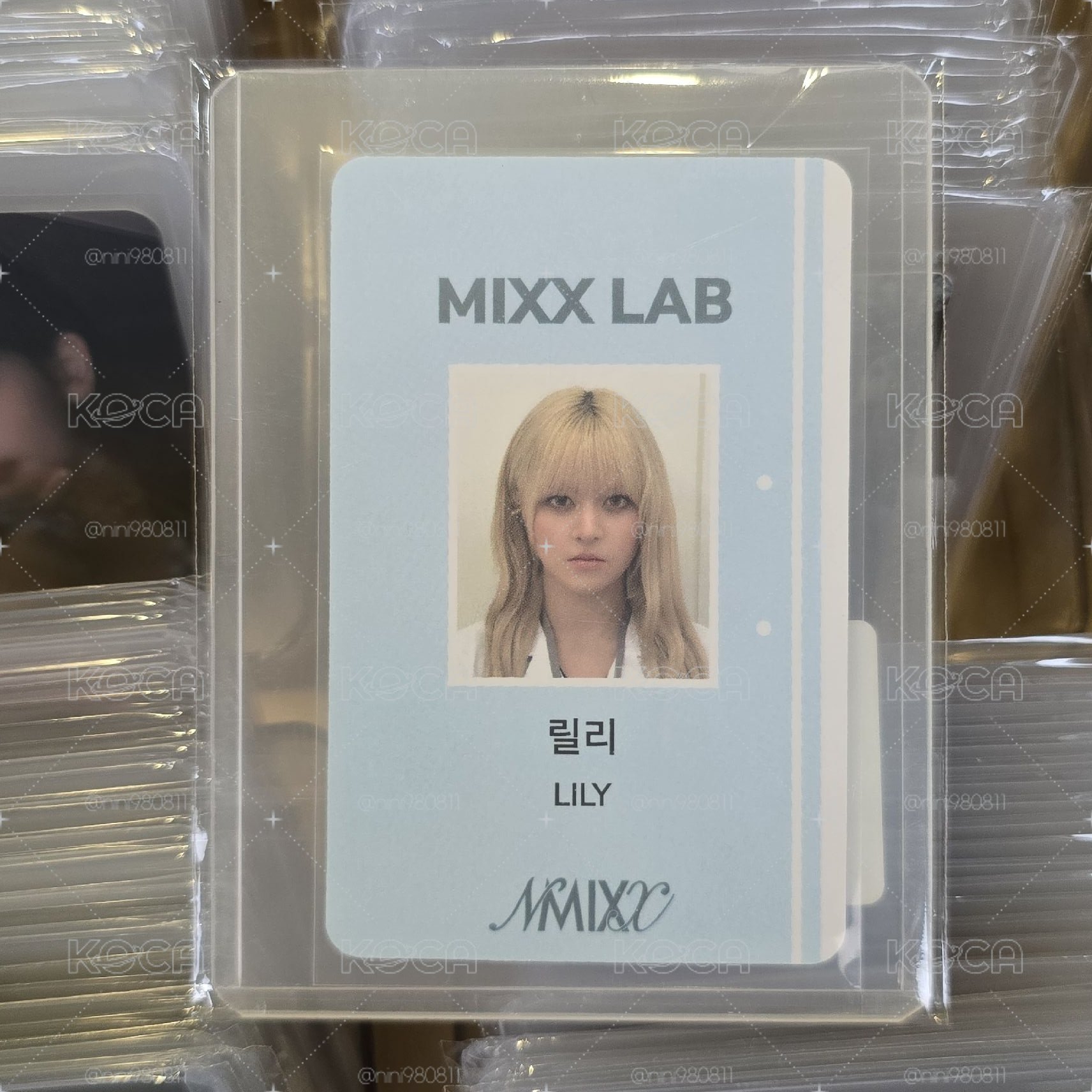 NMIXX 迷你五 Heavy Serenade AM線下 證件照 MIXX-0222 LILY