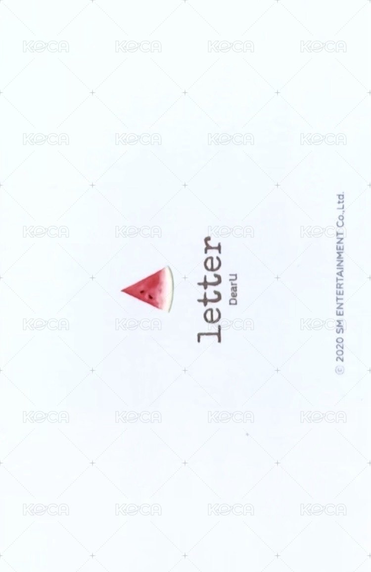 手寫信 特典卡 7月手寫信卡 背面