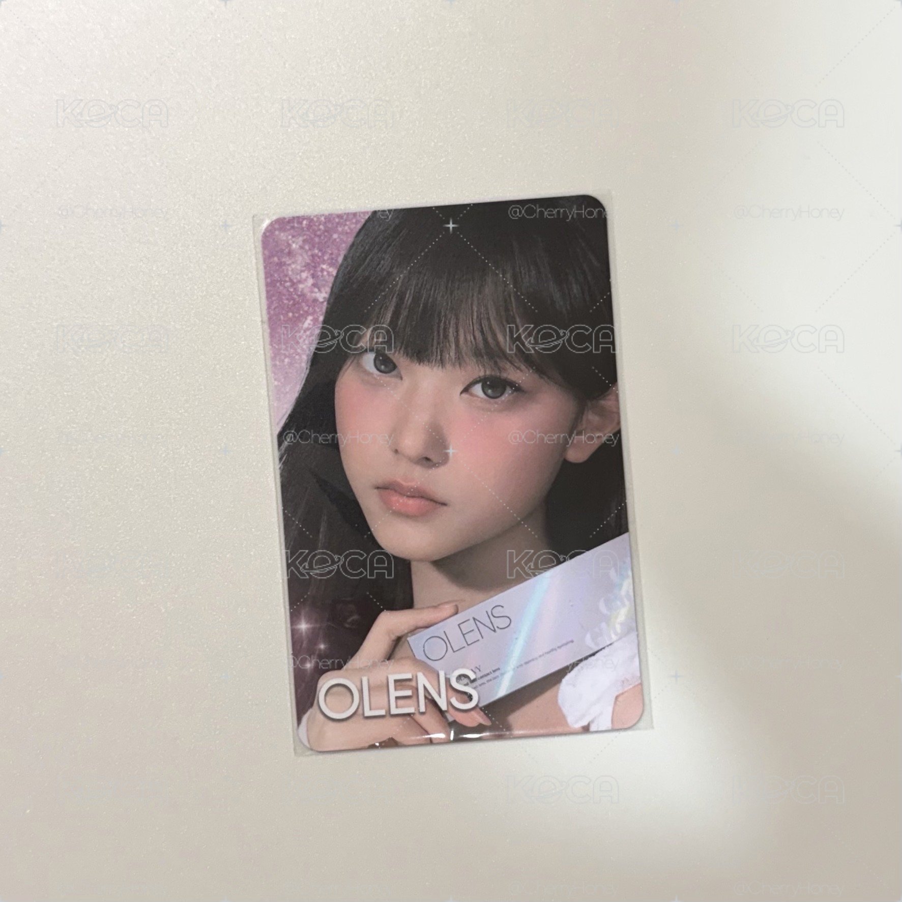 OLENS 臺版 代言卡 