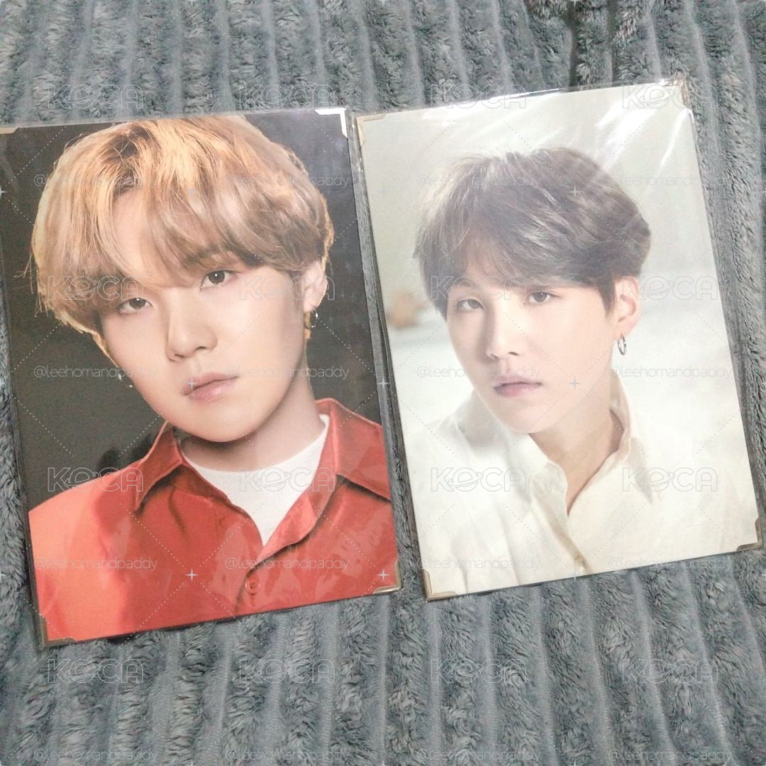 BTS  | Suga 大扇盤 MOS 世巡 大扇 FM旗 相框