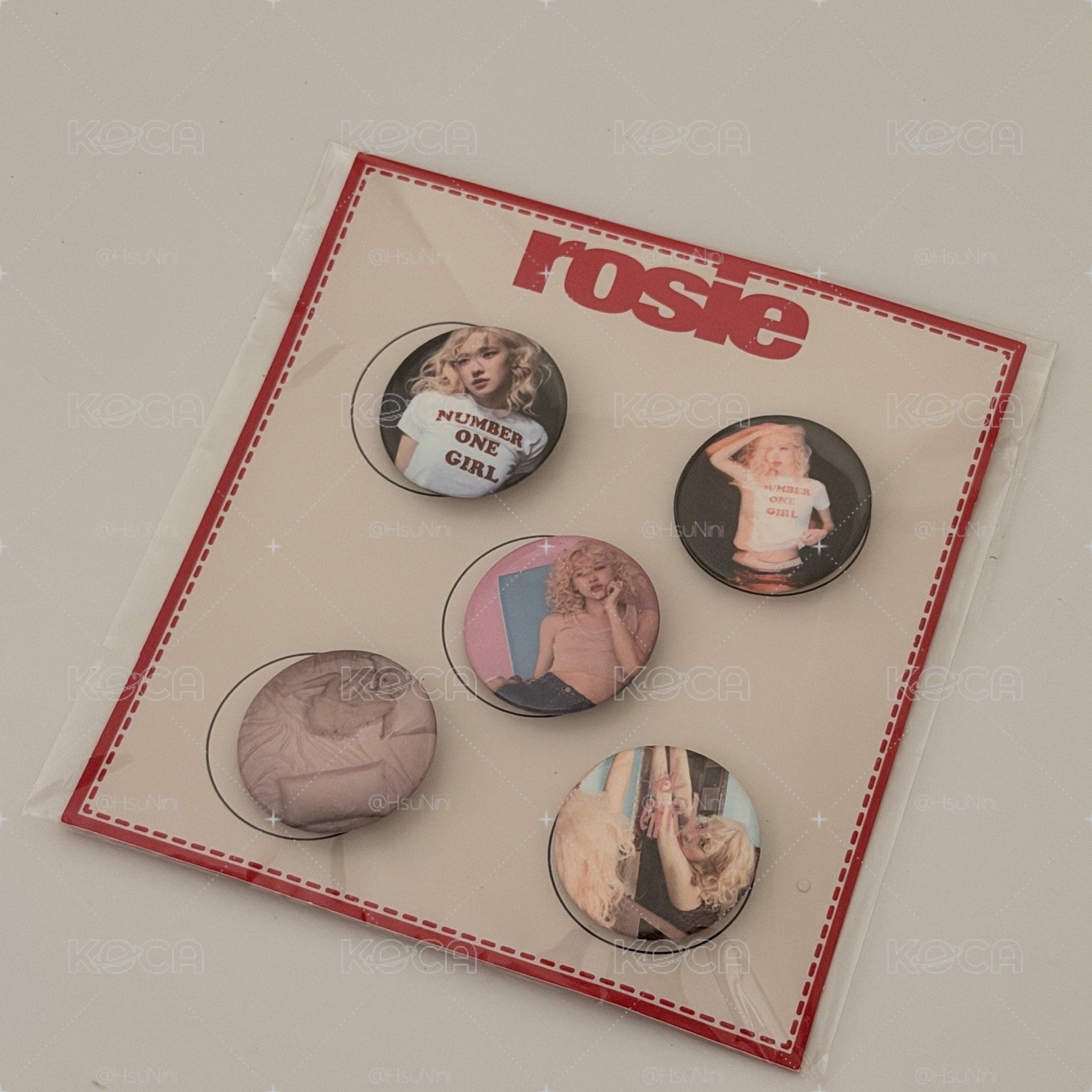 ROSIE 台北快閃店商品 徽章 全新B款