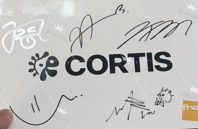 CORTIS 第一場法國 歐洲簽售 五人版親簽卡