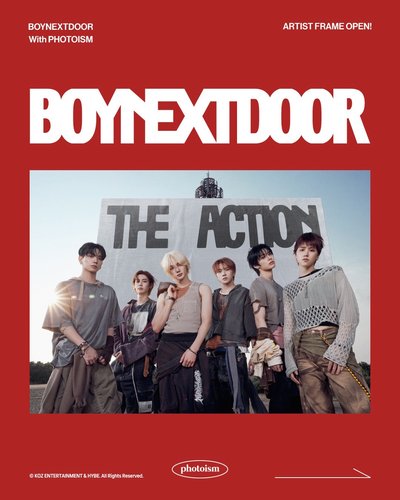 BOYNEXTDOOR The Action X photoism 人生四格卡 代印 1組兩張