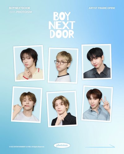 BOYNEXTDOOR Knock On X photoism 人生四格卡 代印 1組兩張