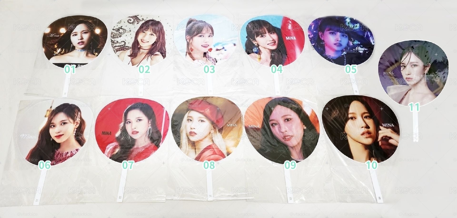 TWICE MINA SET L 名井南周邊大扇L區 MISAMO 🐧 編號見圖三 💕