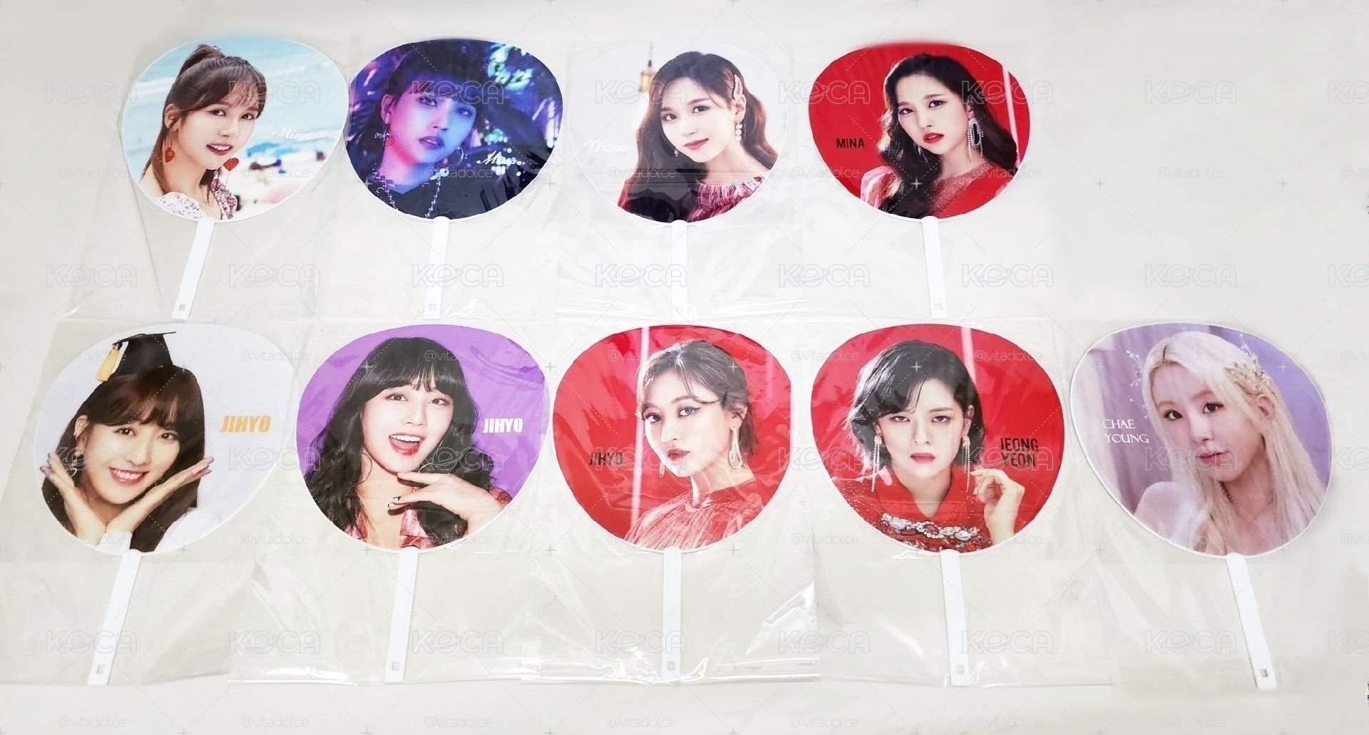 TWICE MINA SET L 名井南周邊大扇L區 MISAMO 🐧 編號見圖三 💕