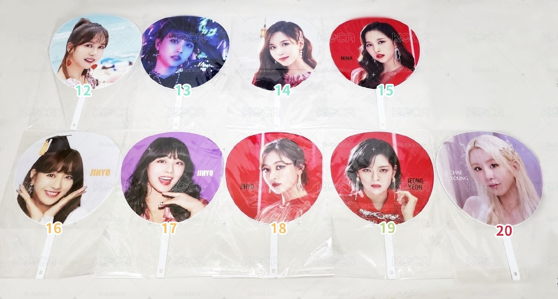 TWICE MINA SET L 名井南周邊大扇L區 MISAMO 🐧 編號見圖三 💕