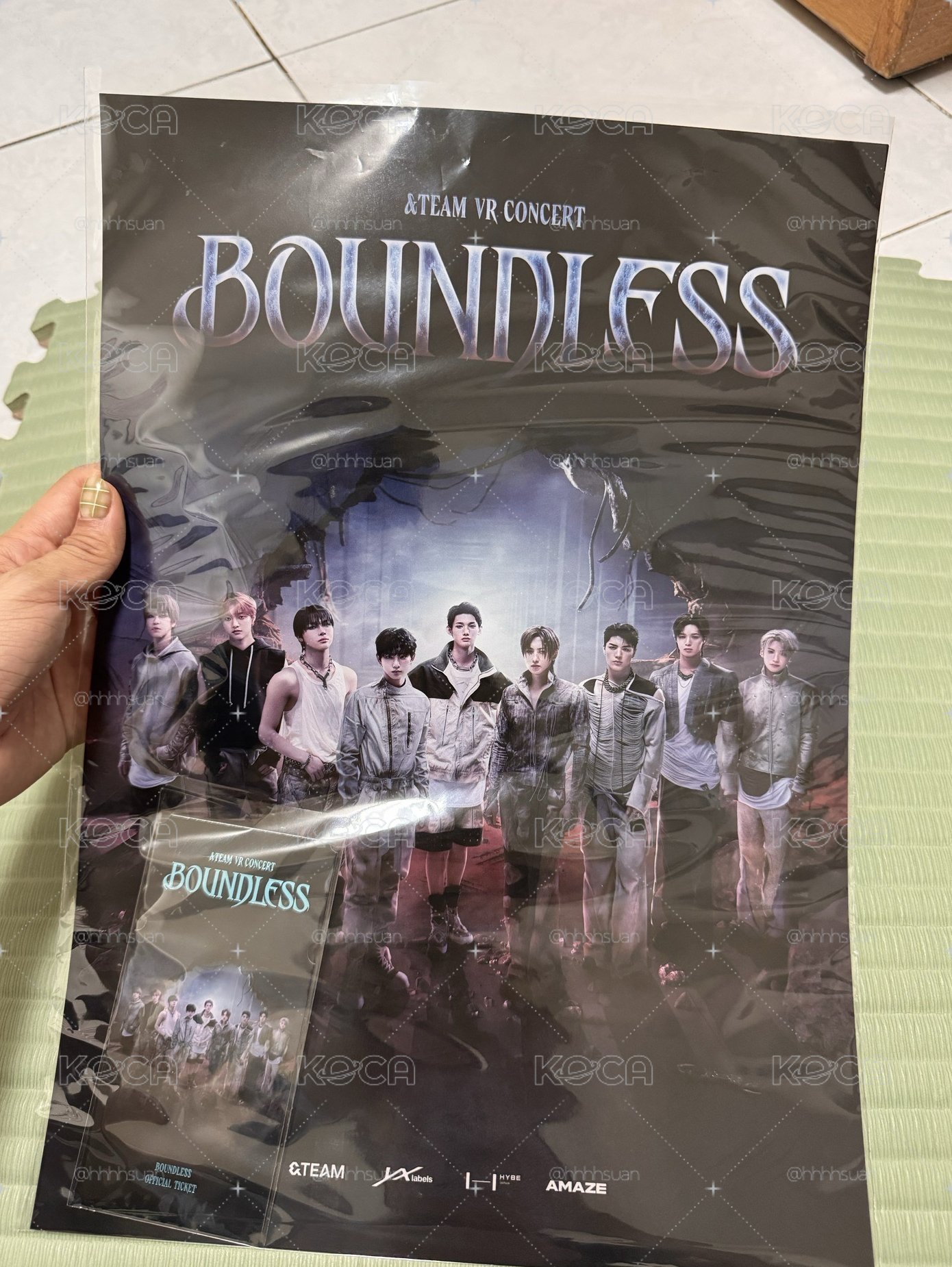 BOUNDLESS 海報 附票卡