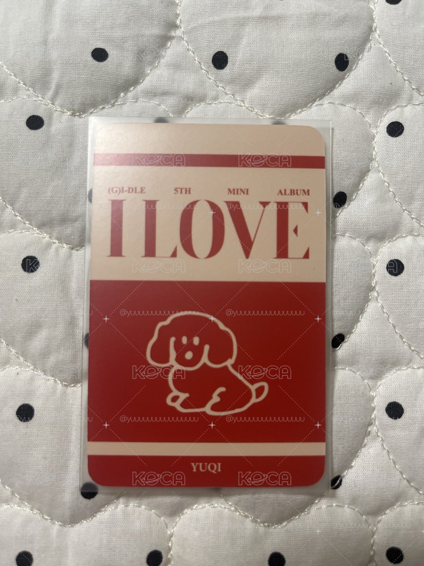 橘髮琦 手繪卡背