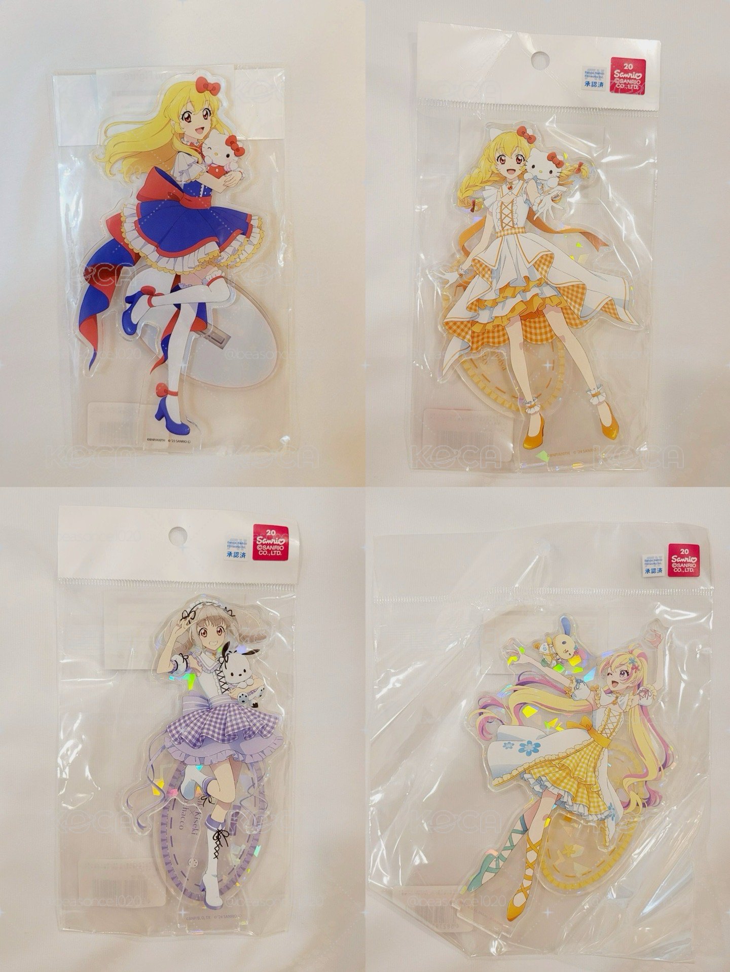 （綁物）アイカツ 偶像學園 三麗鷗立牌