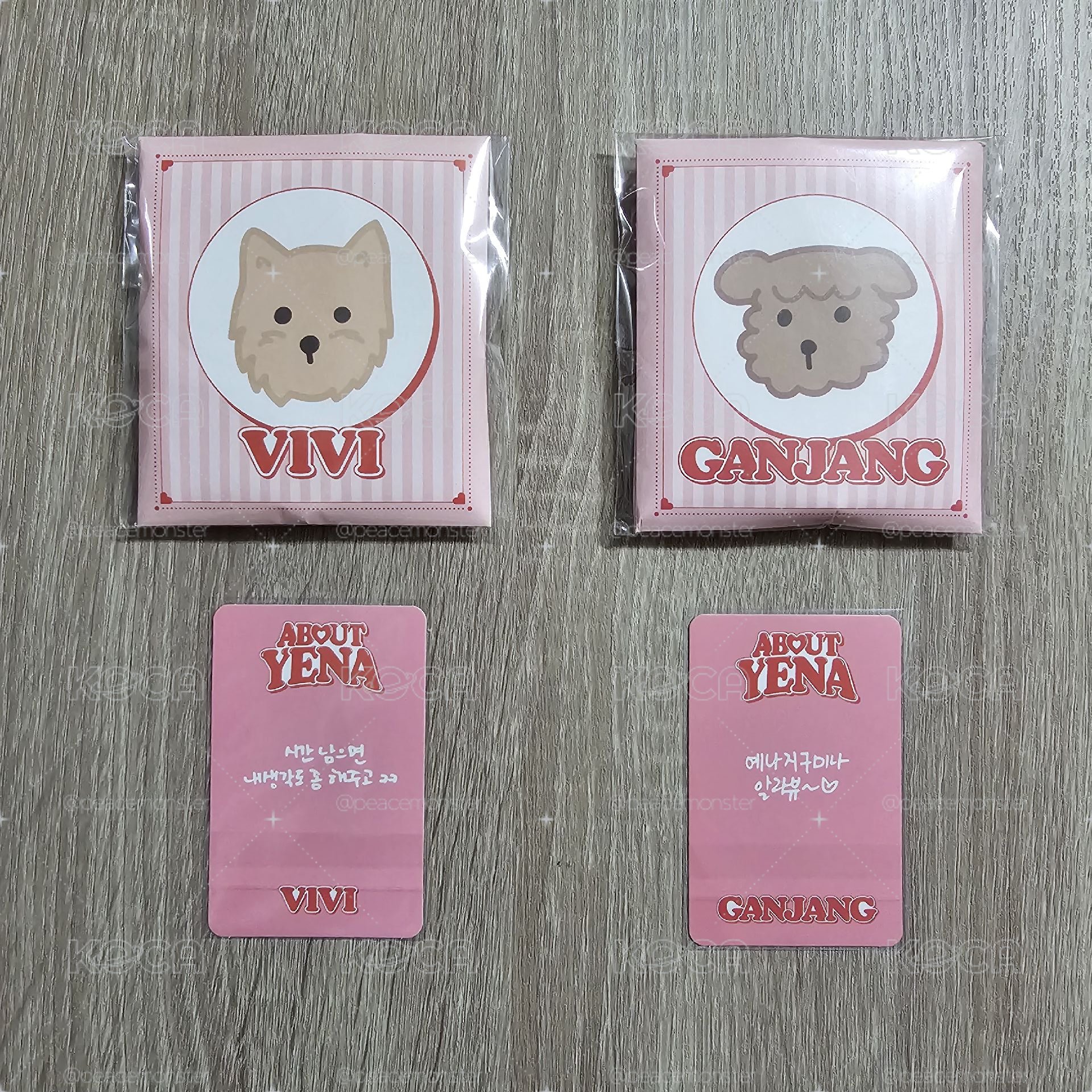 叡娜 About YENA 2021生日官方周邊 手機支架小卡組