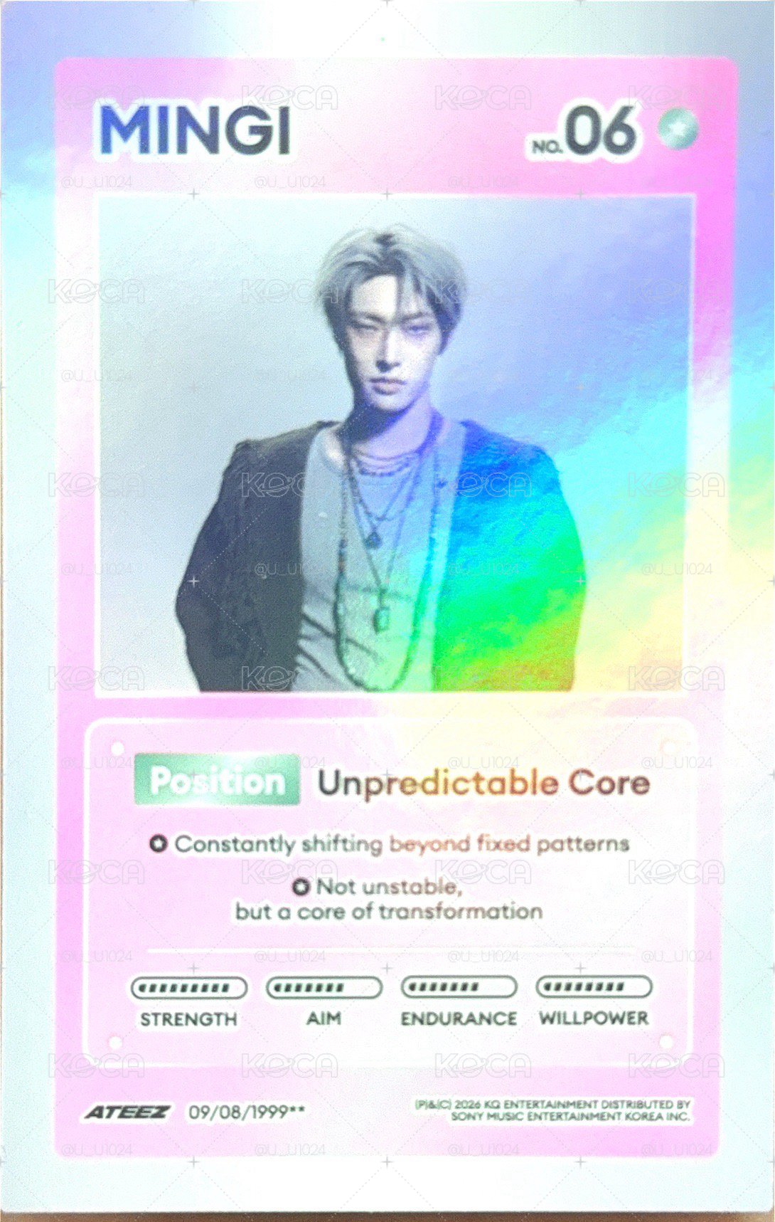 GH5 PB 專輯卡 A ver. Character Card